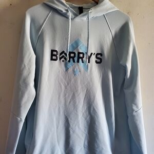 Barry's X Lululemon Blue City Pullover Hoodie Size Medium